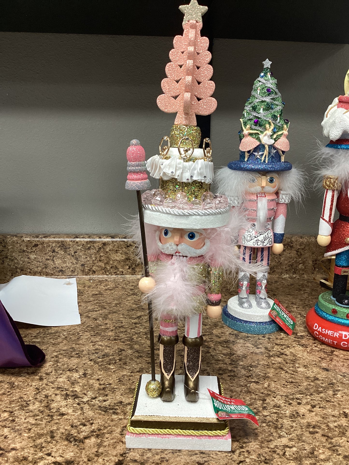 Hollywood Ballet Tree Pink nutcracker
