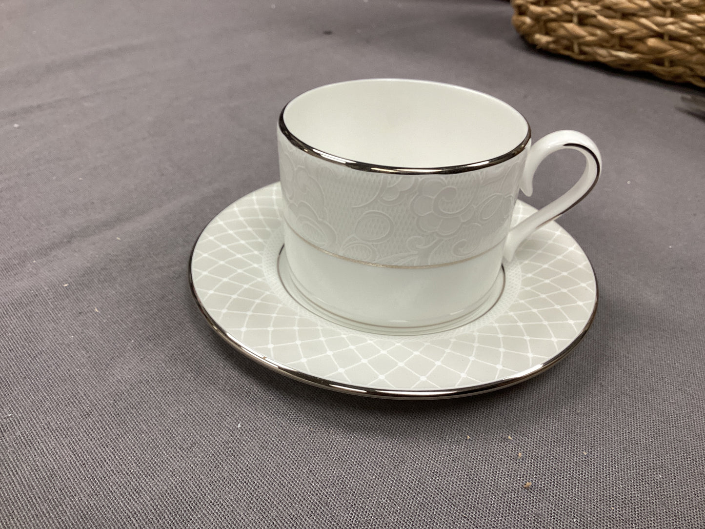 Venetian Lace Cup & Saucer