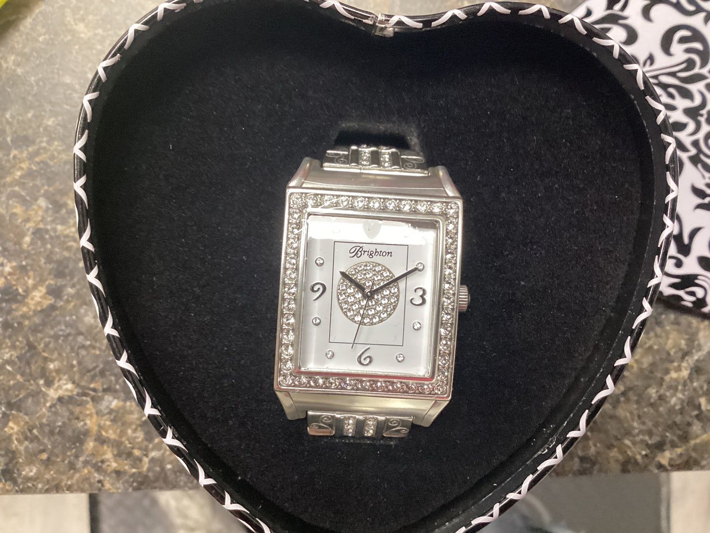 SIL/STN diamond bar watch