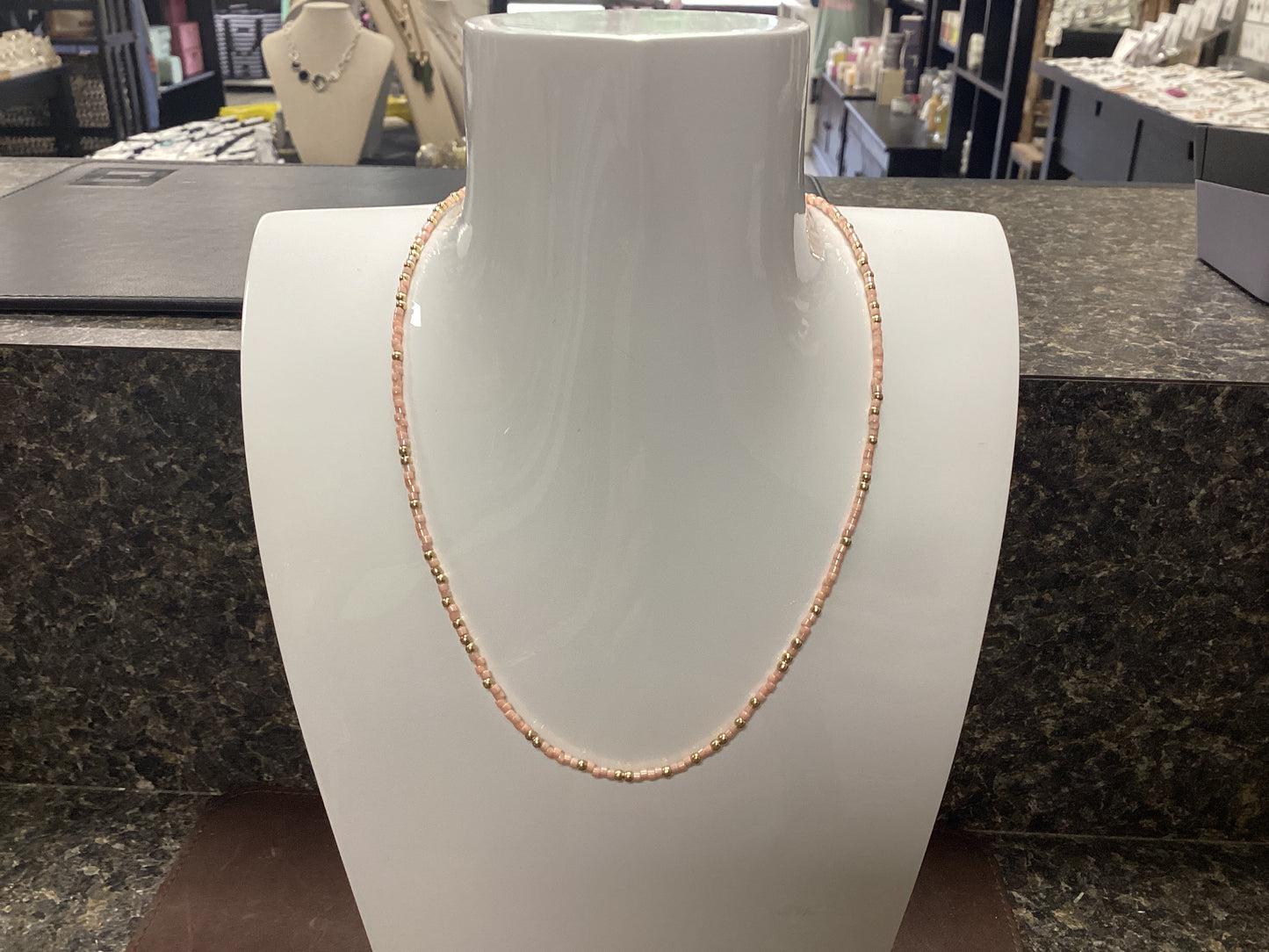 Hope Unwritten Peach choker 15" necklace
