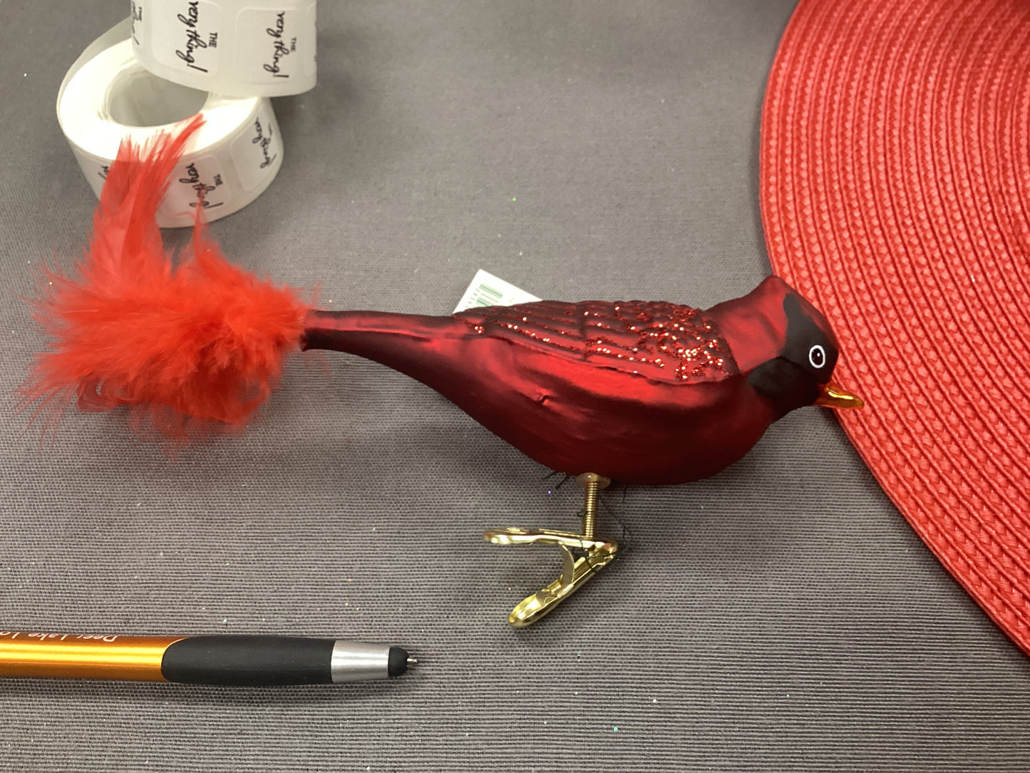 Large Red Cardinal ornament