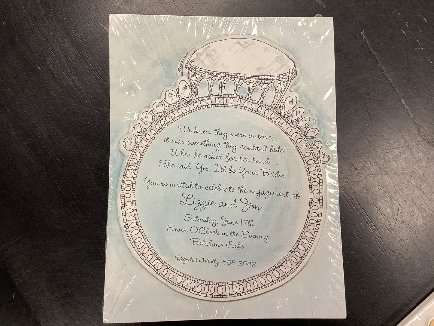 ENGAGEMENT RING invitations