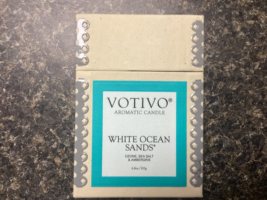 White Ocean Sands candle