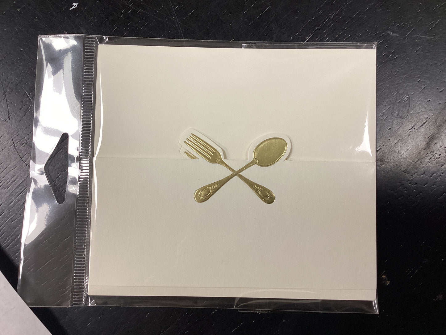 Fork & Spoon place card pack of 10