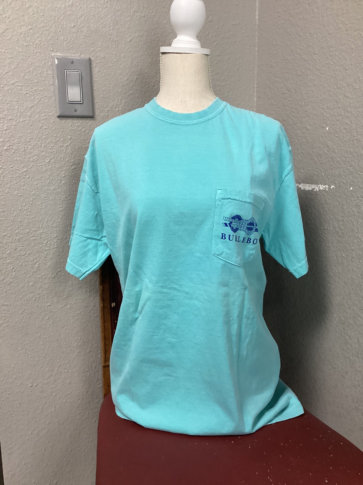 Burlebo Logo Mint - Short Sleeve Small Shirt