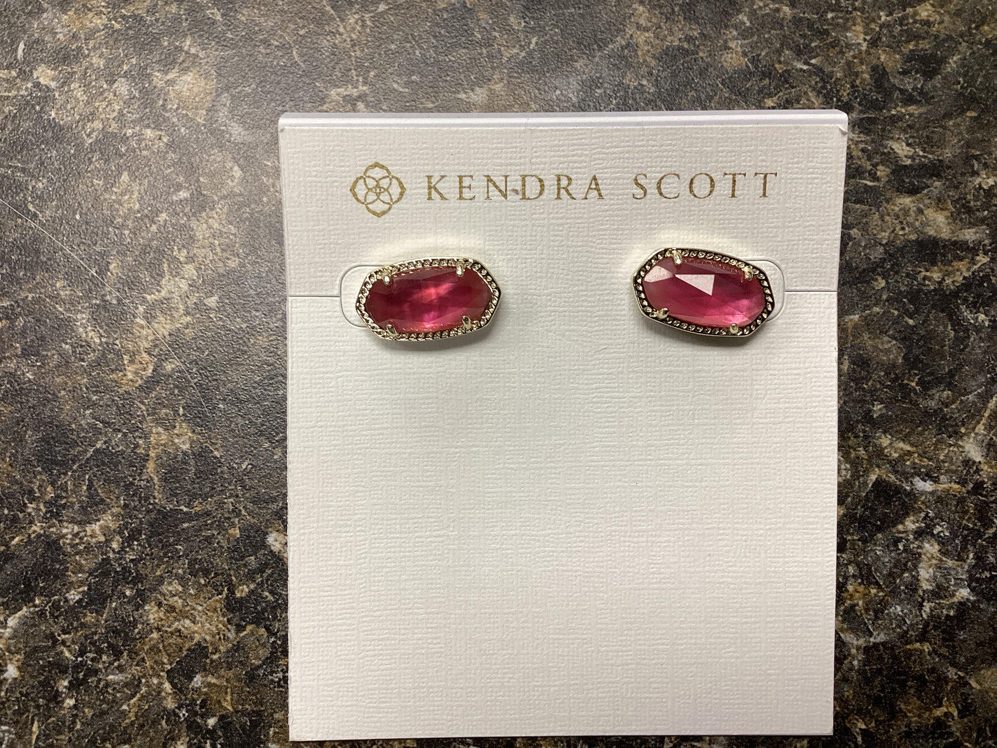 Ellie gold berry illusion earrings