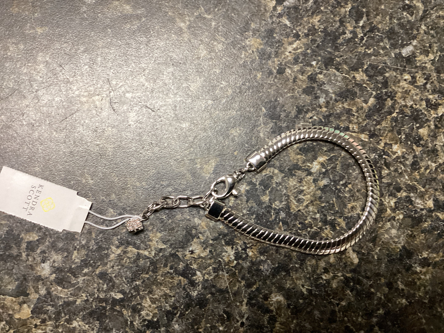 Lex chain bracelet Rhod