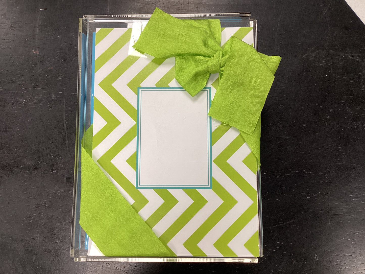 zig zag lime note box
