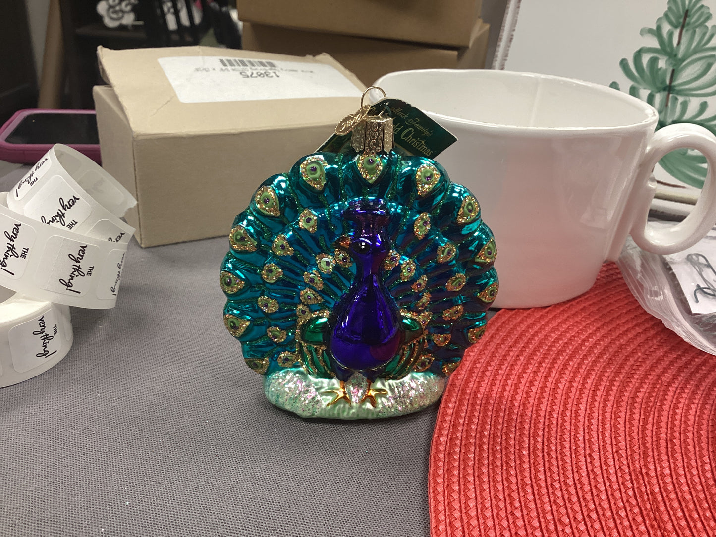 Proud Peacock ornament