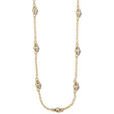 Illumina petite gold necklace