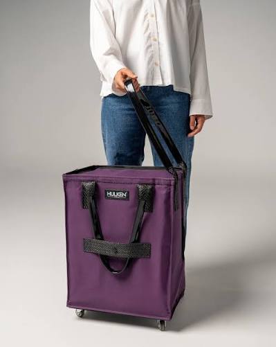 Hulken Large Rolling Bag - Matte Plum