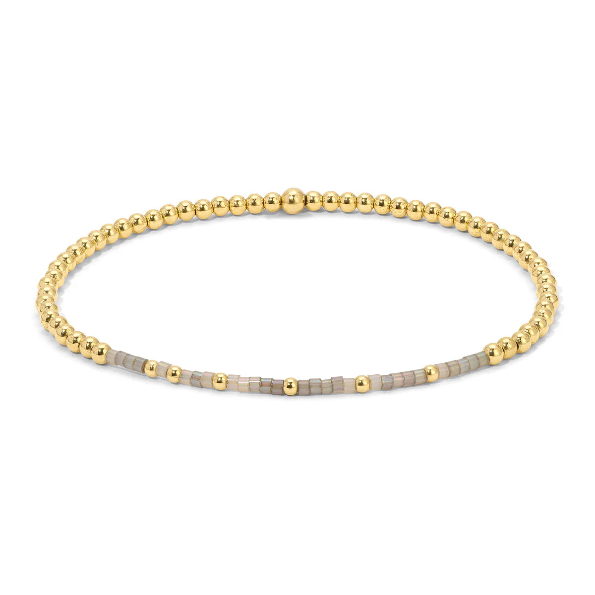 Jer 29:11 Gold Beaded Morse Code Bracelet