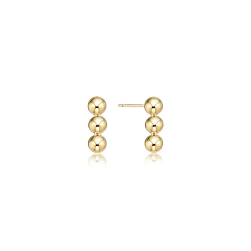 Joy gold 4mm Stud Earrings