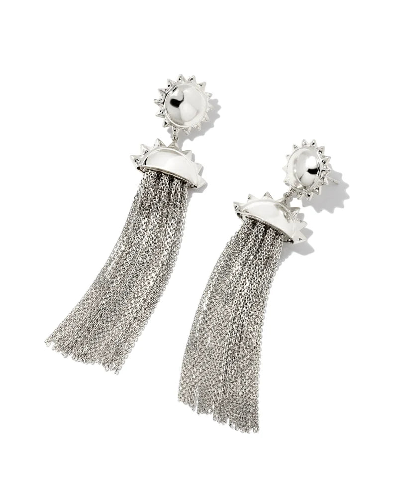 Sienna sun silver statement ear