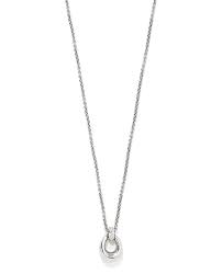 Meridian geo oval Mini Necklace