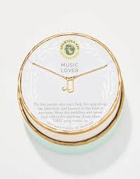 Music Lover gold SLV necklace