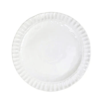 Pietra Serena White dinner plate