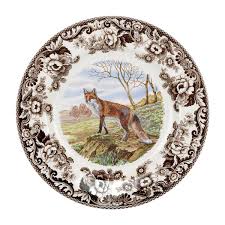 Woodland Red Fox Salad Plate