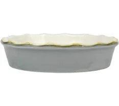 Italian Bakers Gray Pie Dish