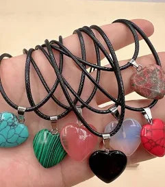 Small Heart Cord Necklace