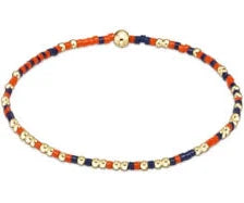 Hope Unwritten Orange and Navy bracelet