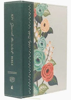 KJV Journal the Word Large Print Deep Teal Floral Hardcover