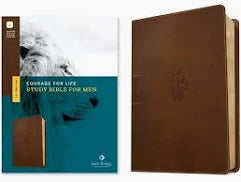 NLT Courage for life Study Bible for Men Equipped with filament app Note Taking Tyndale