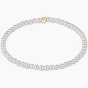 Classic Pearl 3mm Bead Bracelet