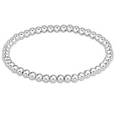 Classic Sterling 4mm Bead Bracelet