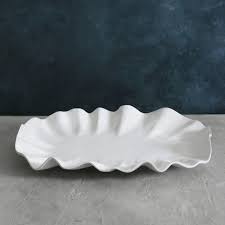 Vida Bloom Large Oval Platter W