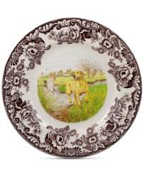 Woodland Yellow Lab Salad Plate