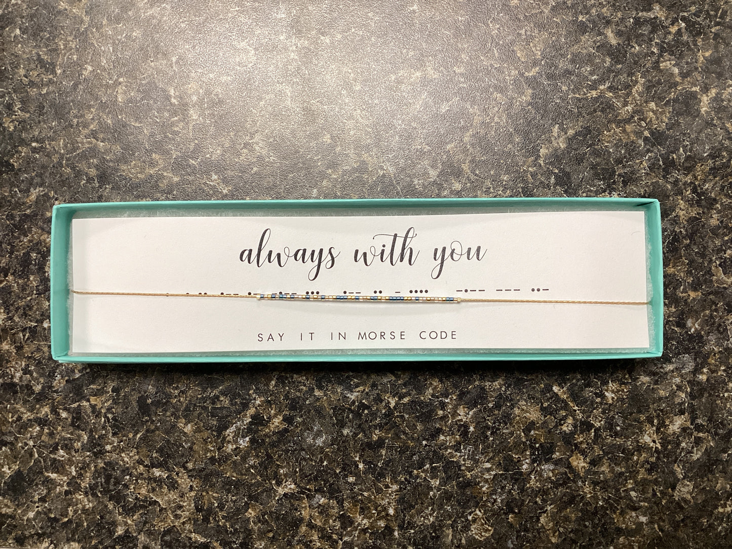 Always With You Morse Code Necklace