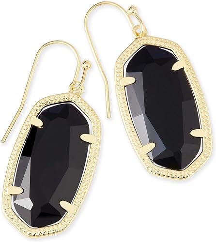 Dani gold black earrings