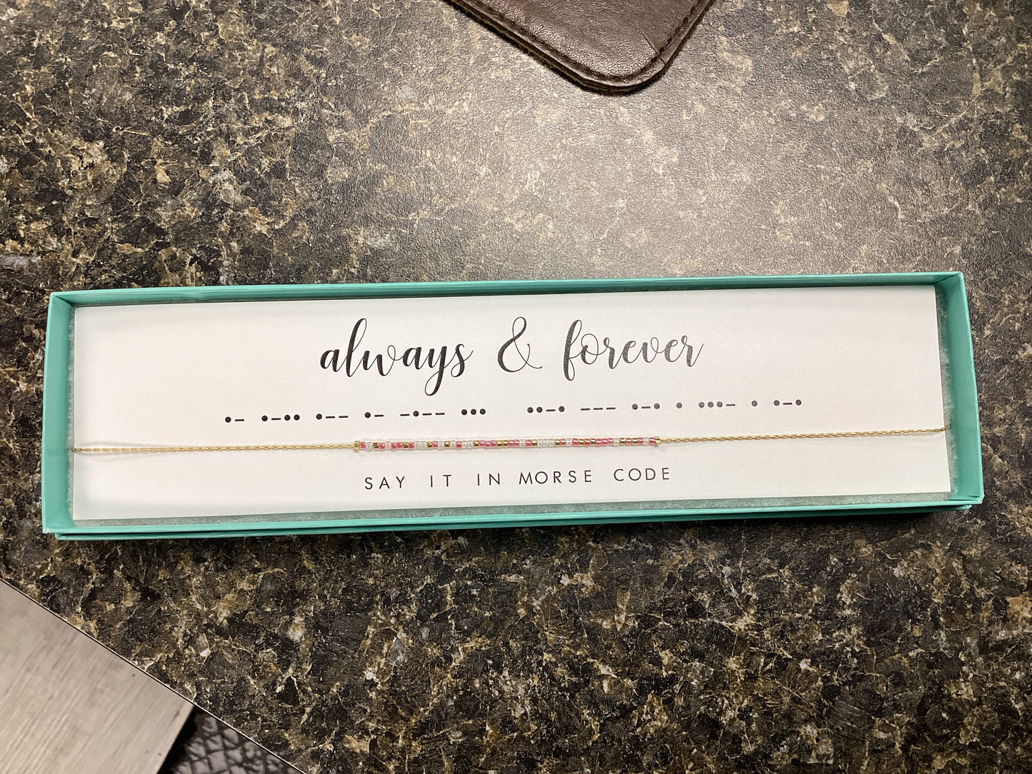 Always and Forever Morse Code Necklace