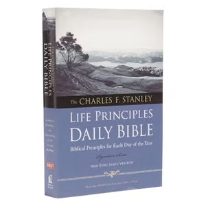 Life Principles Daily Bible NKJV By Charles F Stanley
