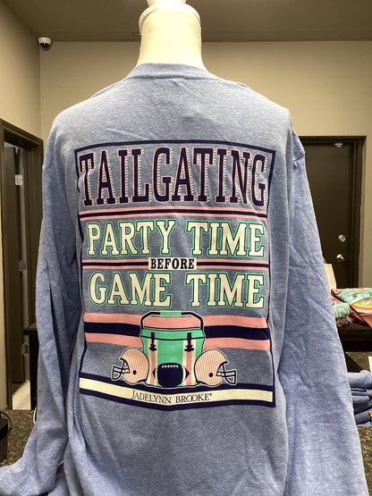 Long Sleeve - Tailgate Party Time - XLarge