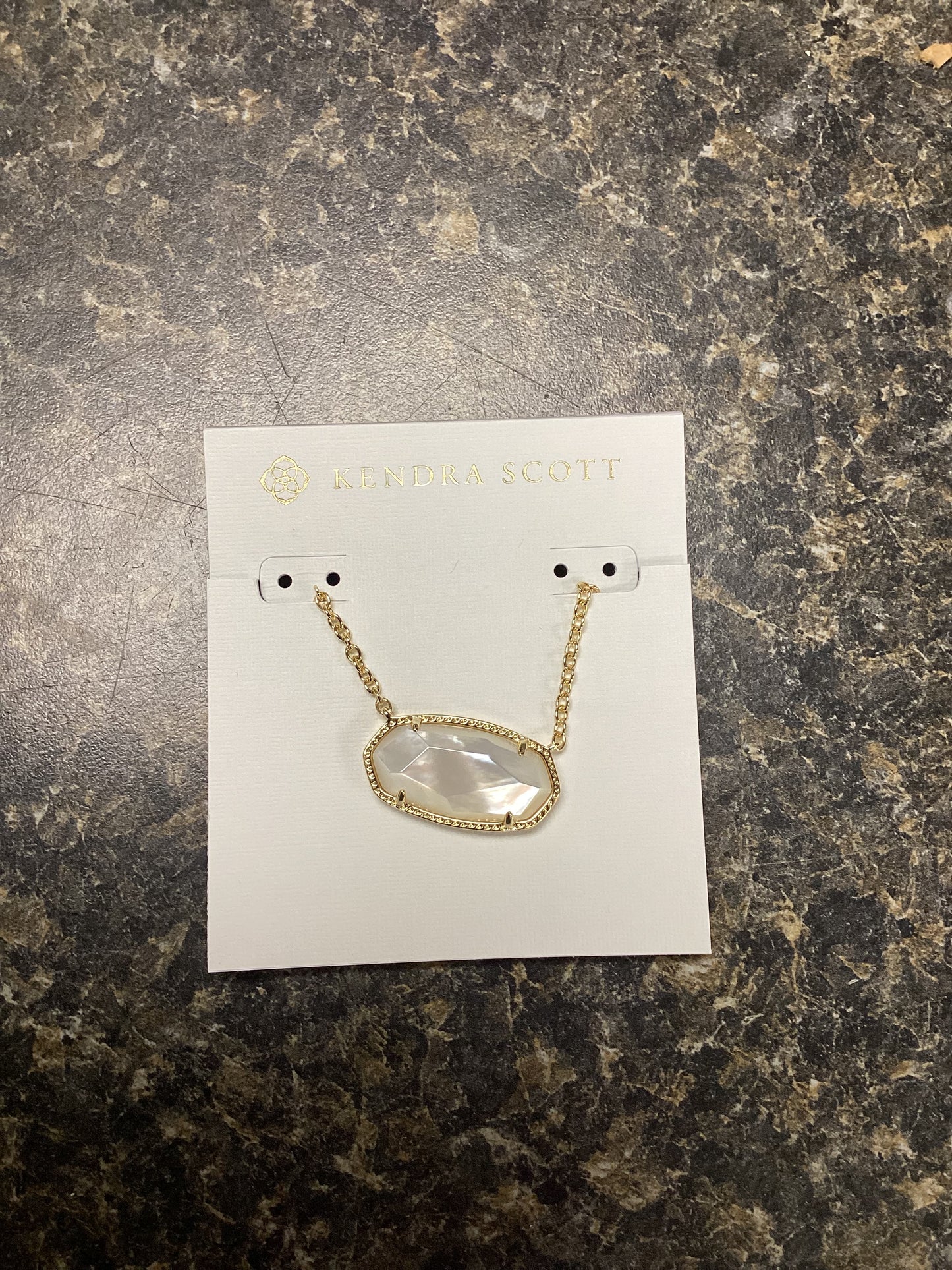 Elisa gold ivory pearl statement pendant necklace
