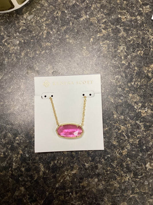 Elisa gold azalea illusion statement pendant necklace