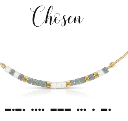 Chosen Morse Code Necklace