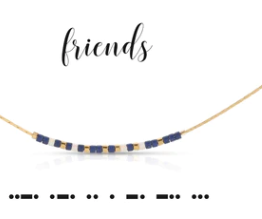 Friend Morse Code Necklace