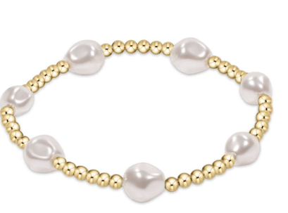 Admire Gold pearl 3mm Bead Bracelet