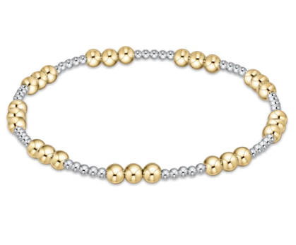Classic Joy 4mm mixed beaded bracelet
