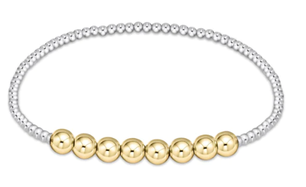 Classic Beaded bliss 2.5mm mixed bracelet