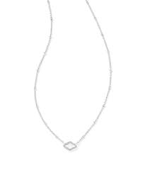 Abbie Mini Silver Ivory Pearl necklace