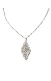 Abbie silver filigree long neck