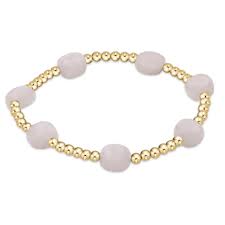 Admire gold Moonstone 3mm beaded bracelet