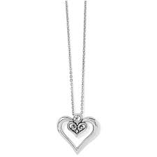 Alcazar Heart Duet Necklace