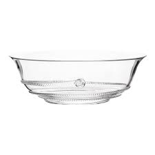 Amalia glass serving bowl 10inc