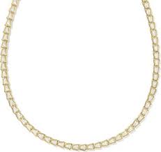Bella gold white crystal tennis necklace