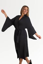 Black Audrey Robe - Small